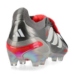 adidas Predator Elite Fold-over Tongue FG Finishers Steel - Zilver/Wit/Helder rood