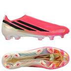 adidas F50 Hyperfast Elite Laceless FG Road to Glory - Solar Turbo/Zwart/Goud