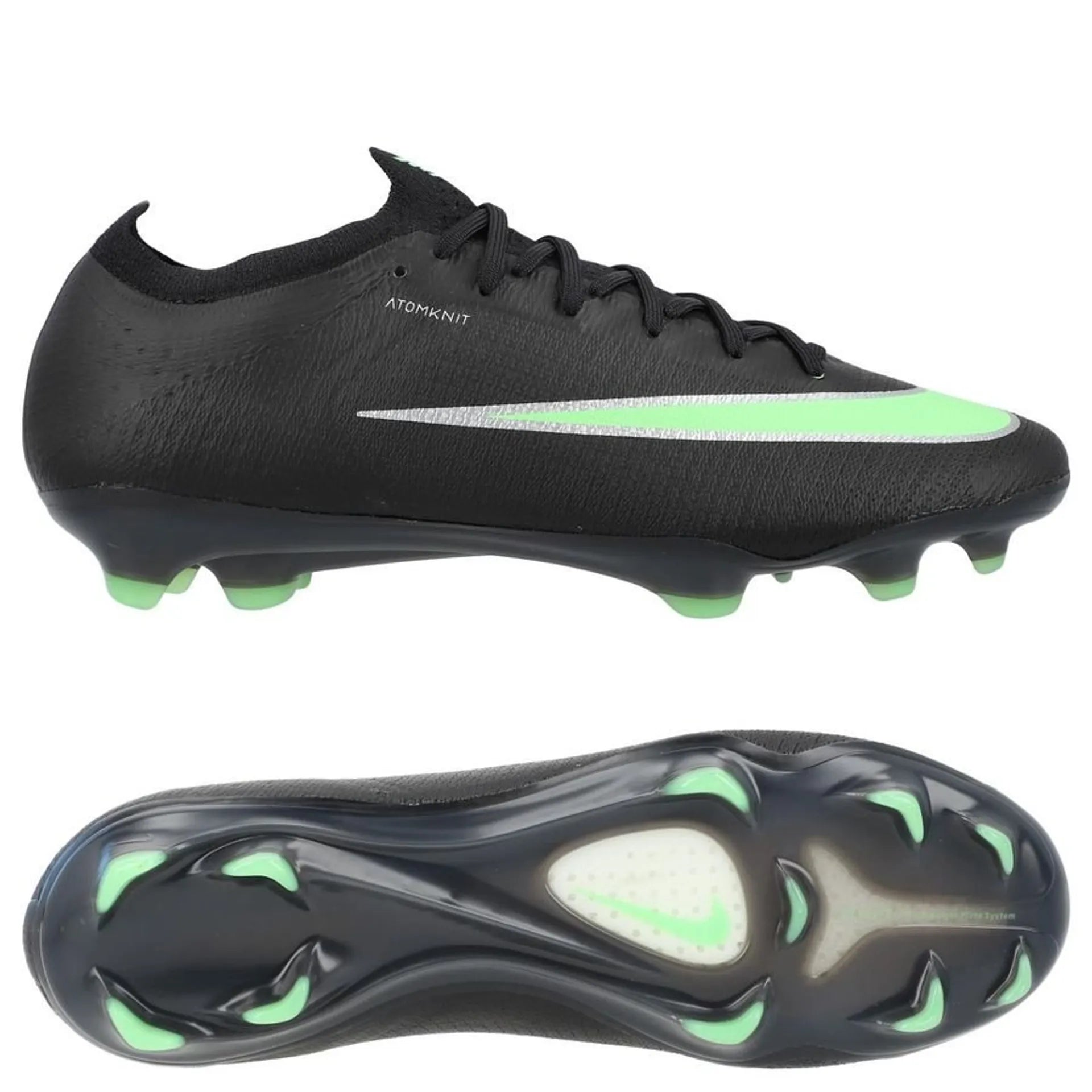 Nike Mercurial Vapor 17 Elite FG Shadow - Zwart/Illusion Green