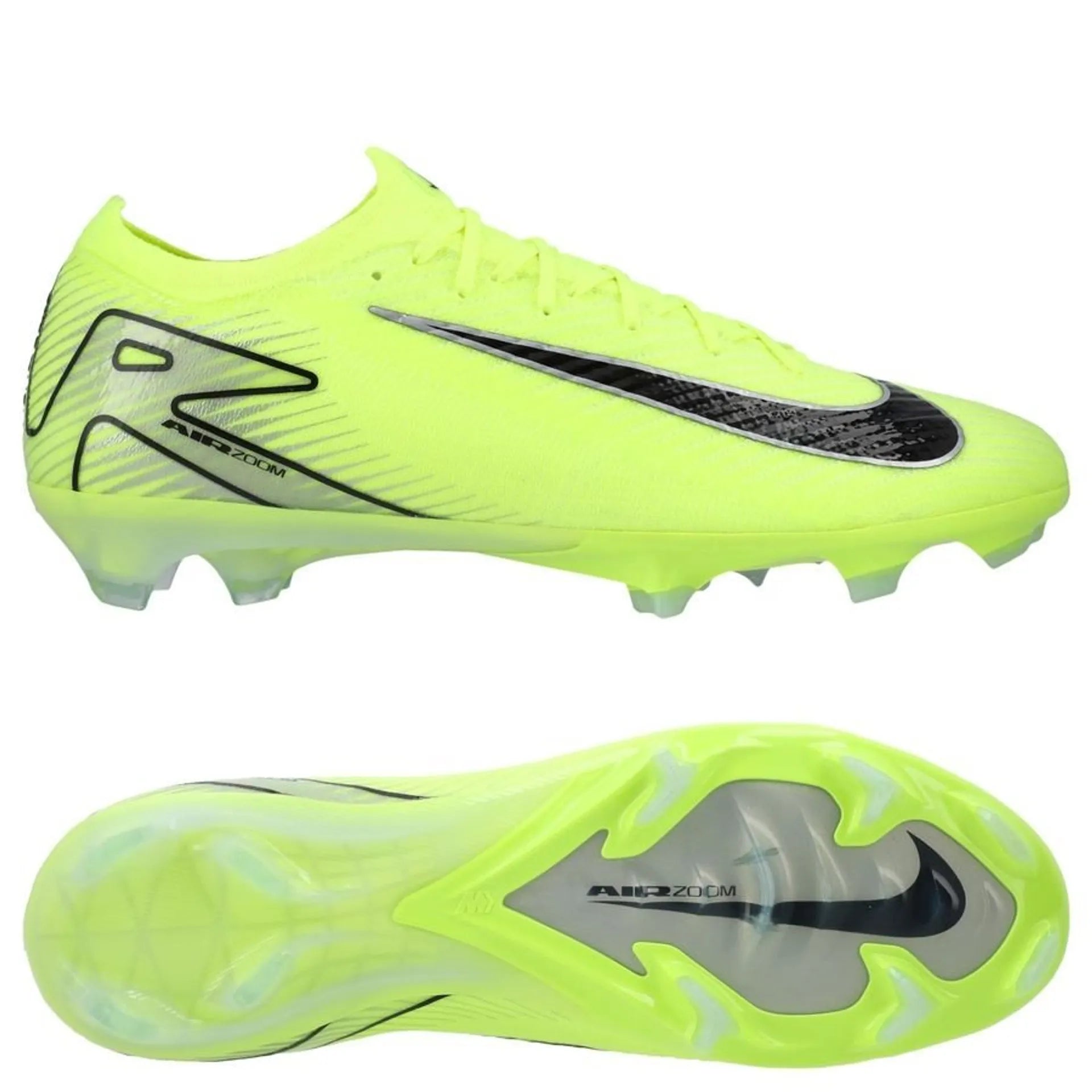 Nike Air Zoom Mercurial Vapor 16 Elite FG Mad Voltage - Neon/Zwart