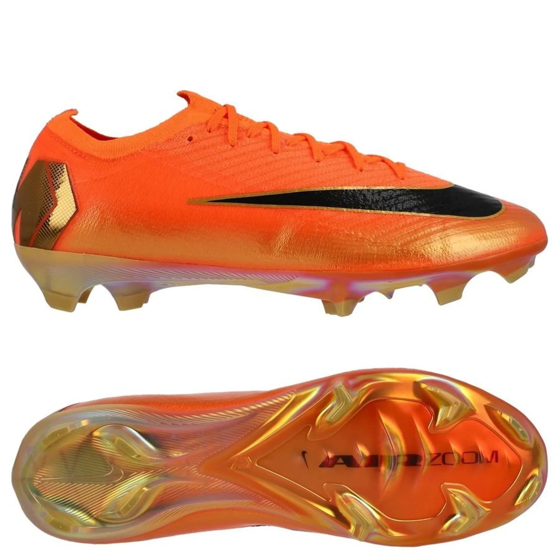 Nike Air Zoom Mercurial Vapor 16 Elite FG Déjà Vu - Oranje/Goud LIMITED EDITION