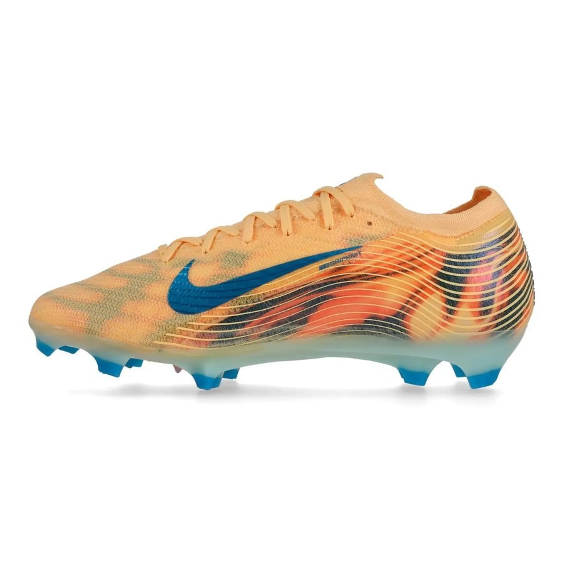 Nike Air Zoom Mercurial Vapor 16 Elite FG Mbappé Personal Edition - Oranje/Neo-turkoois/Groen
