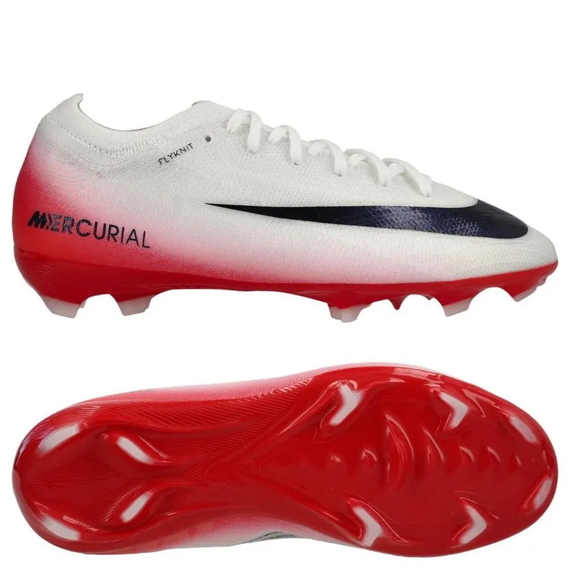 Nike Air Zoom Mercurial Vapor 16 Pro FG Fear Nothing - Wit/Rood/Donkere obsidiaan