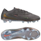 Nike Phantom 6 Elite Low Cut FG Heat Up - Grijs/Gold Amber/Zwart
