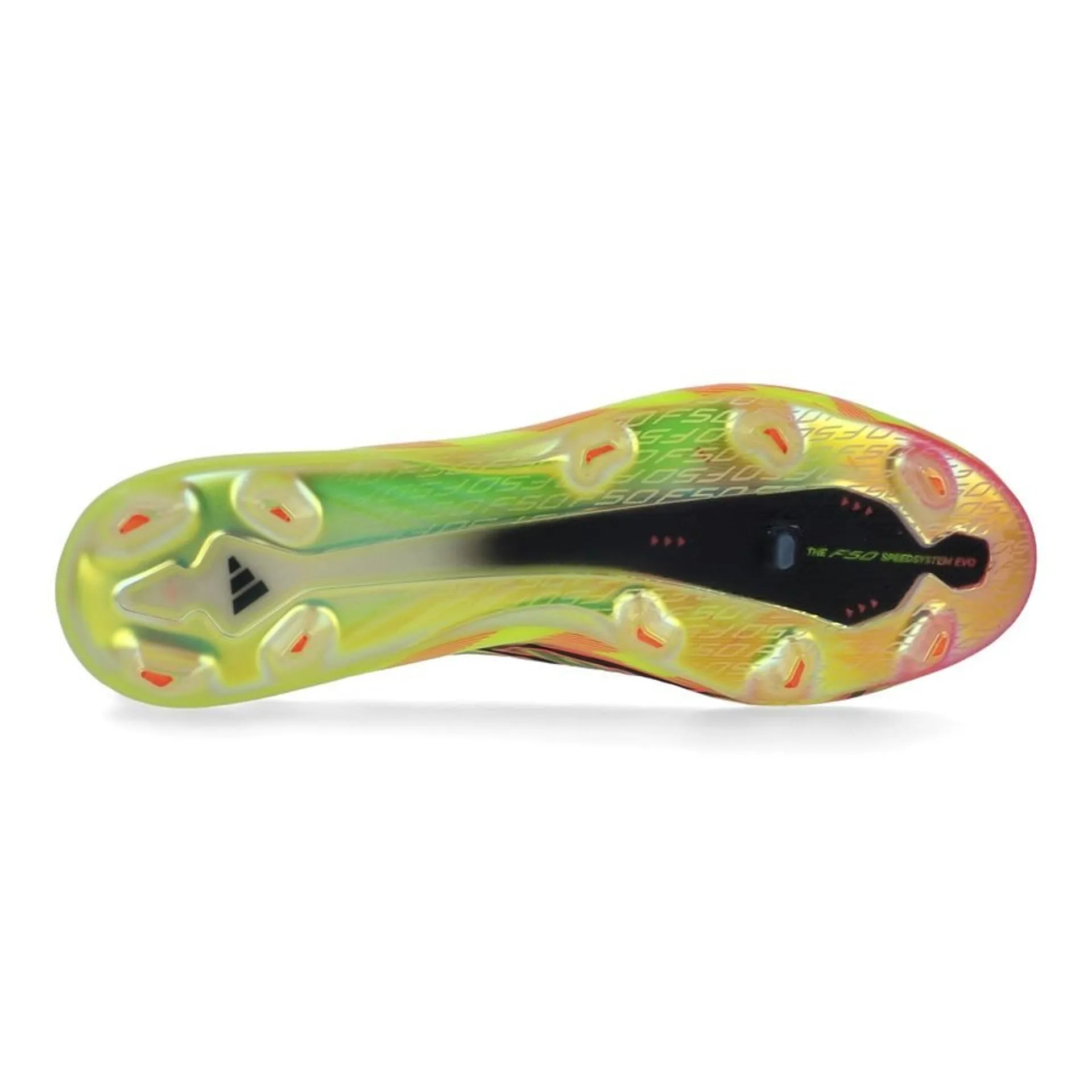 adidas F50 Hyperfast Evo FG Too Light - Geel/Zwart/Solar Turquoise LIMITED EDITION