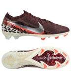 Nike Air Zoom Mercurial Vapor 16 Elite FG United - Bordeaux/Zilver/Universal Red/Grijs