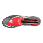 adidas Predator Elite Fold-over Tongue FG Finishers Steel - Zilver/Wit/Helder rood