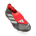 adidas Predator Elite Fold-over Tongue FG Finishers Steel - Zilver/Wit/Helder rood