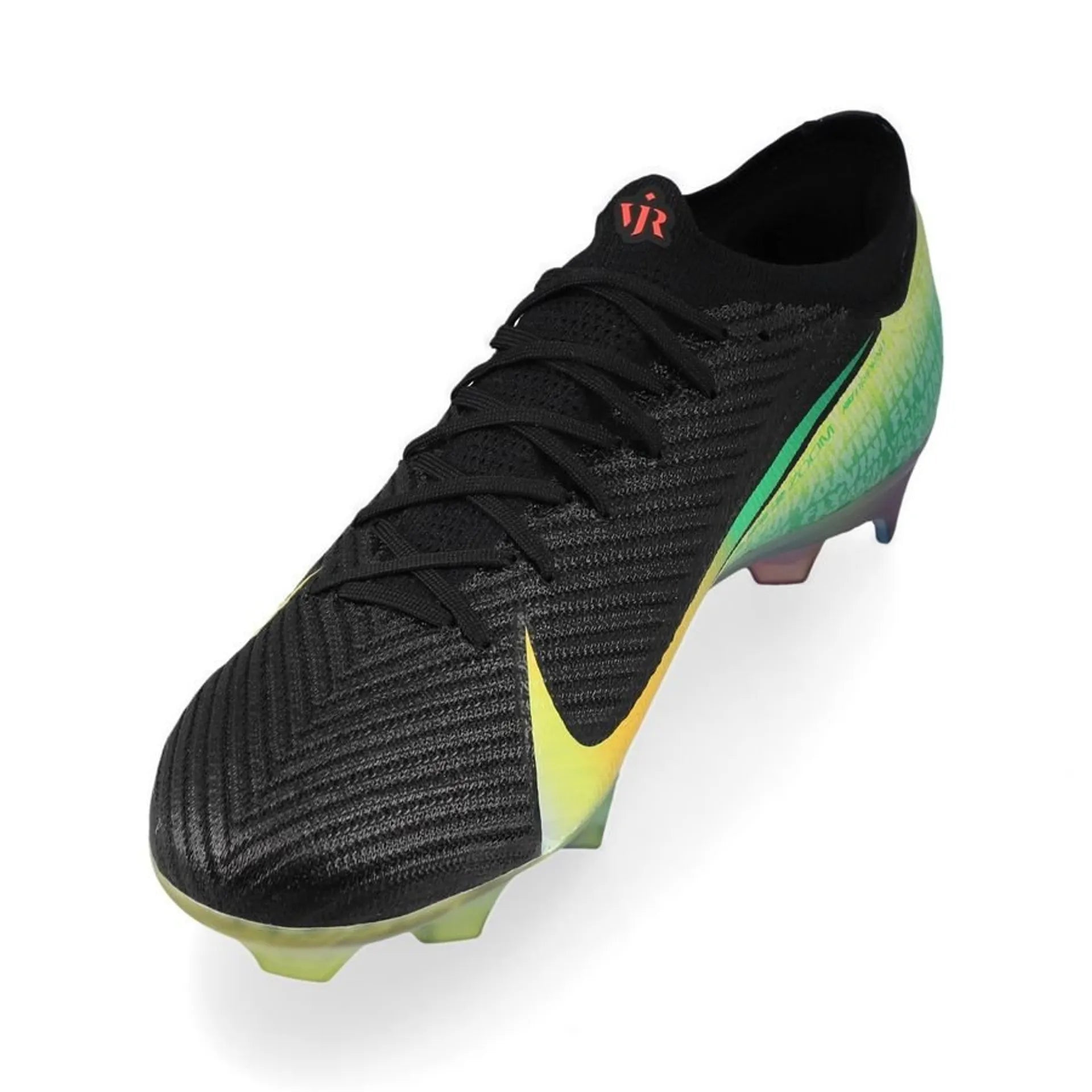 Nike Air Zoom Mercurial Vapor 16 Elite FG Vini Jr. Personal Edition - Zwart/Geel/Groen/Zwart