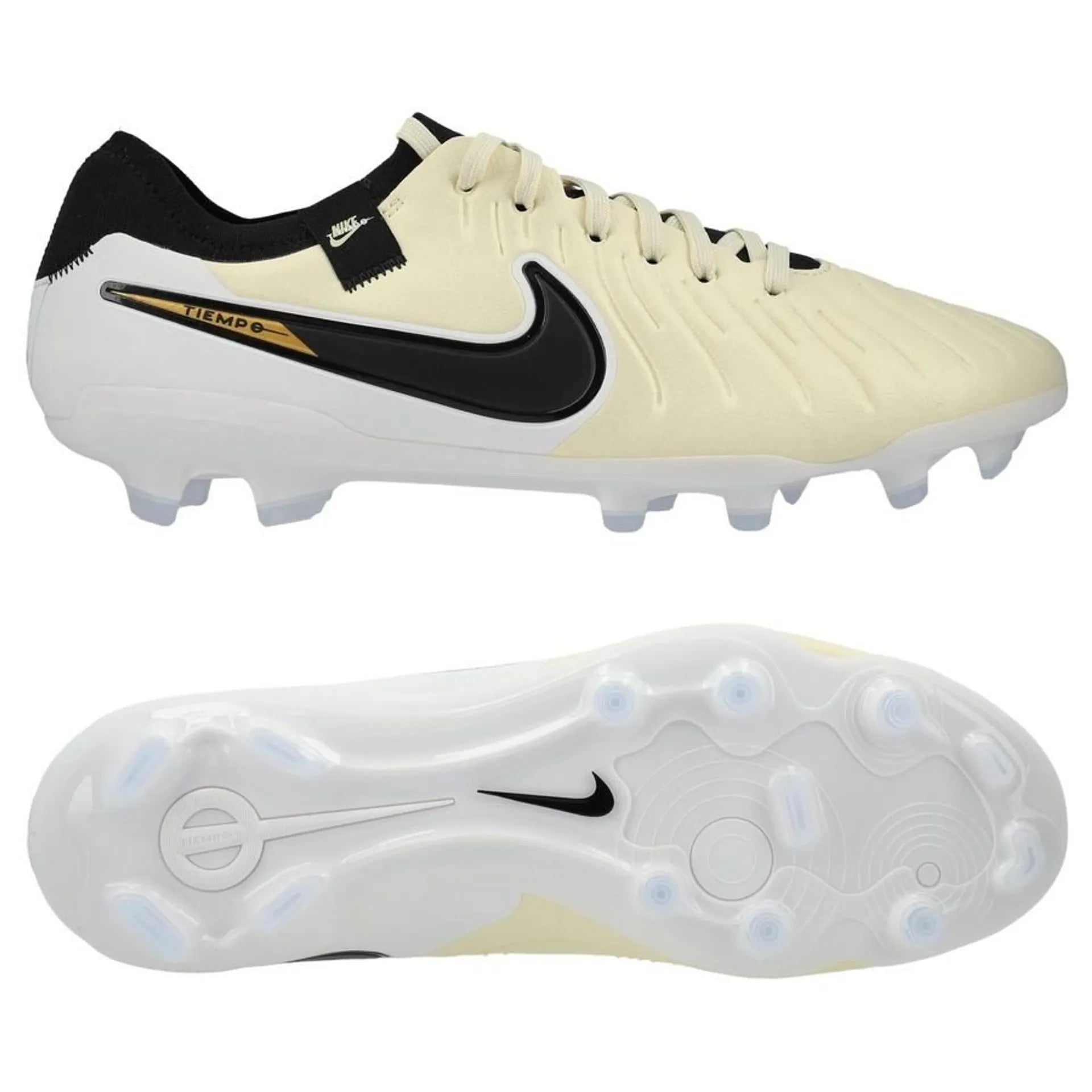 Nike Tiempo Legend 10 Pro FG Mad Ready - Limonade/Zwart/Metallic Gold Coin