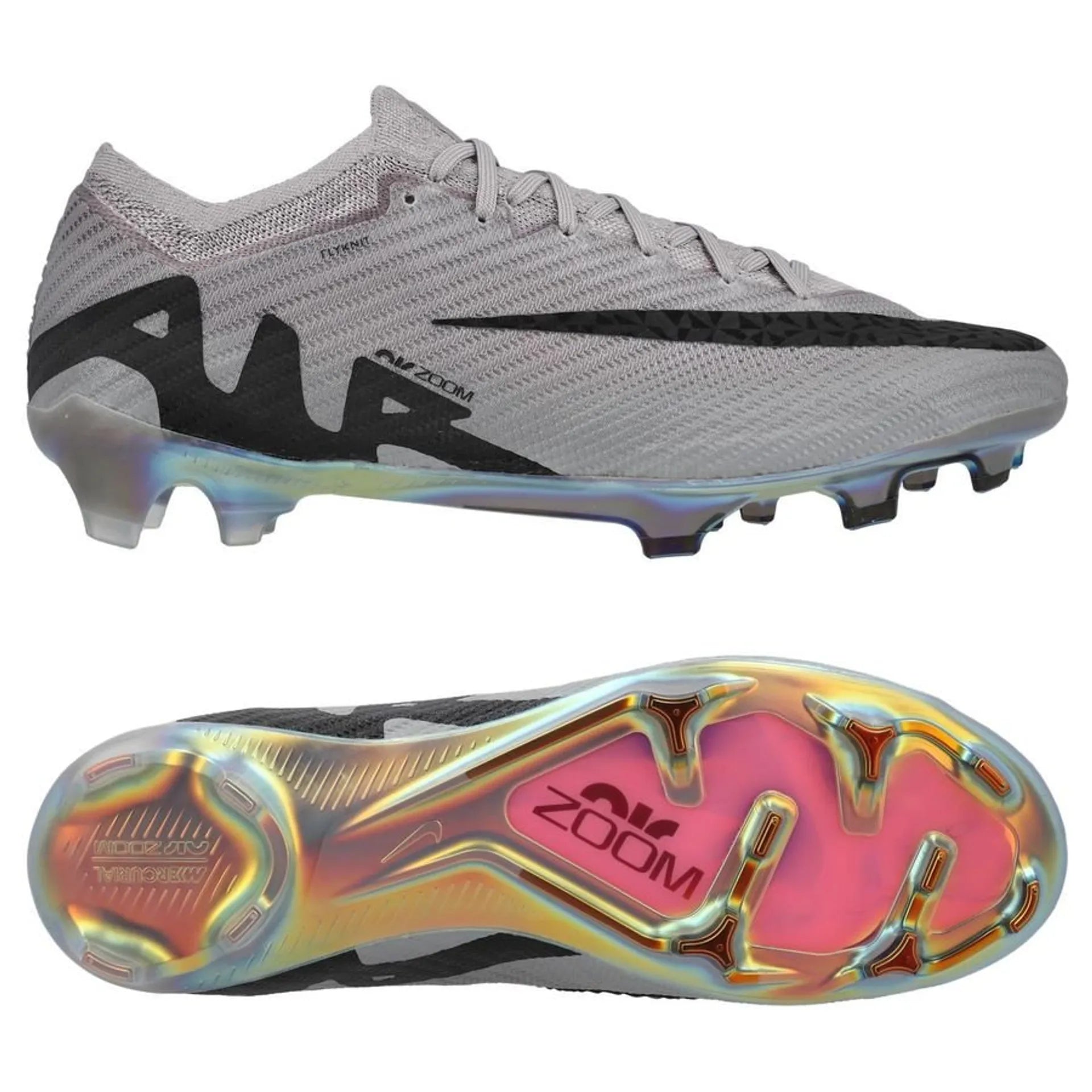 Nike Air Zoom Mercurial Vapor 15 Elite FG Rising Gem - Atmosphere Grey/Black